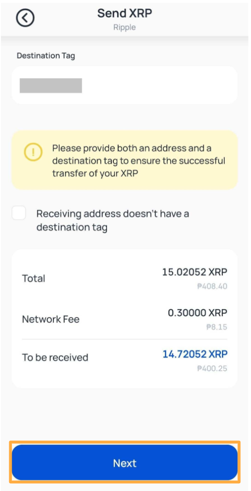 XRP How to Send ss 5.png