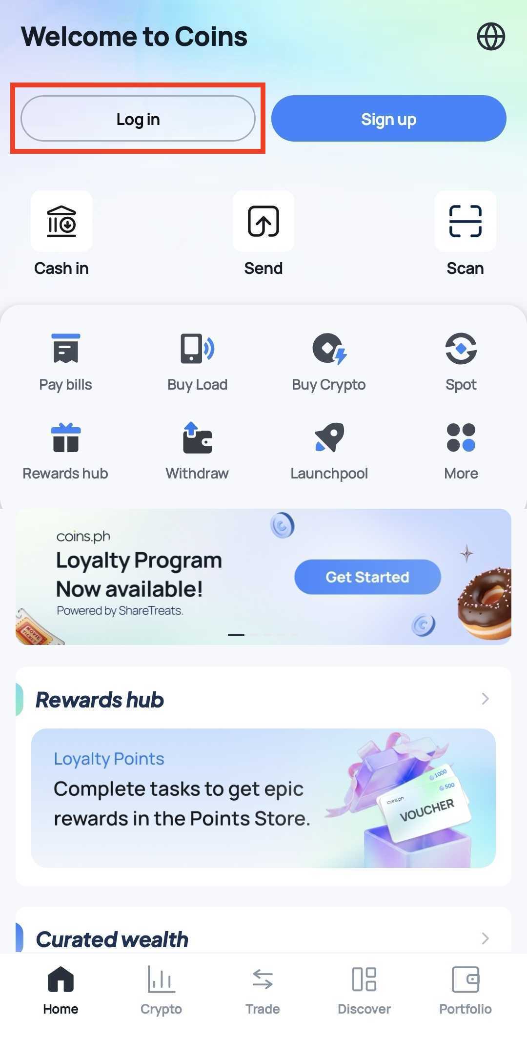 AppNewUIHomePageLogOut.jpg