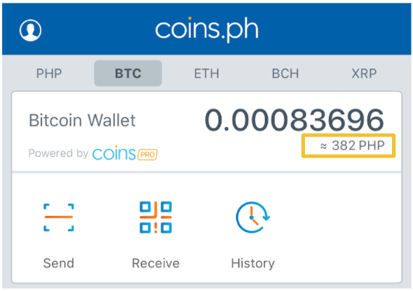 Bitcoin cash wallet address coinsph